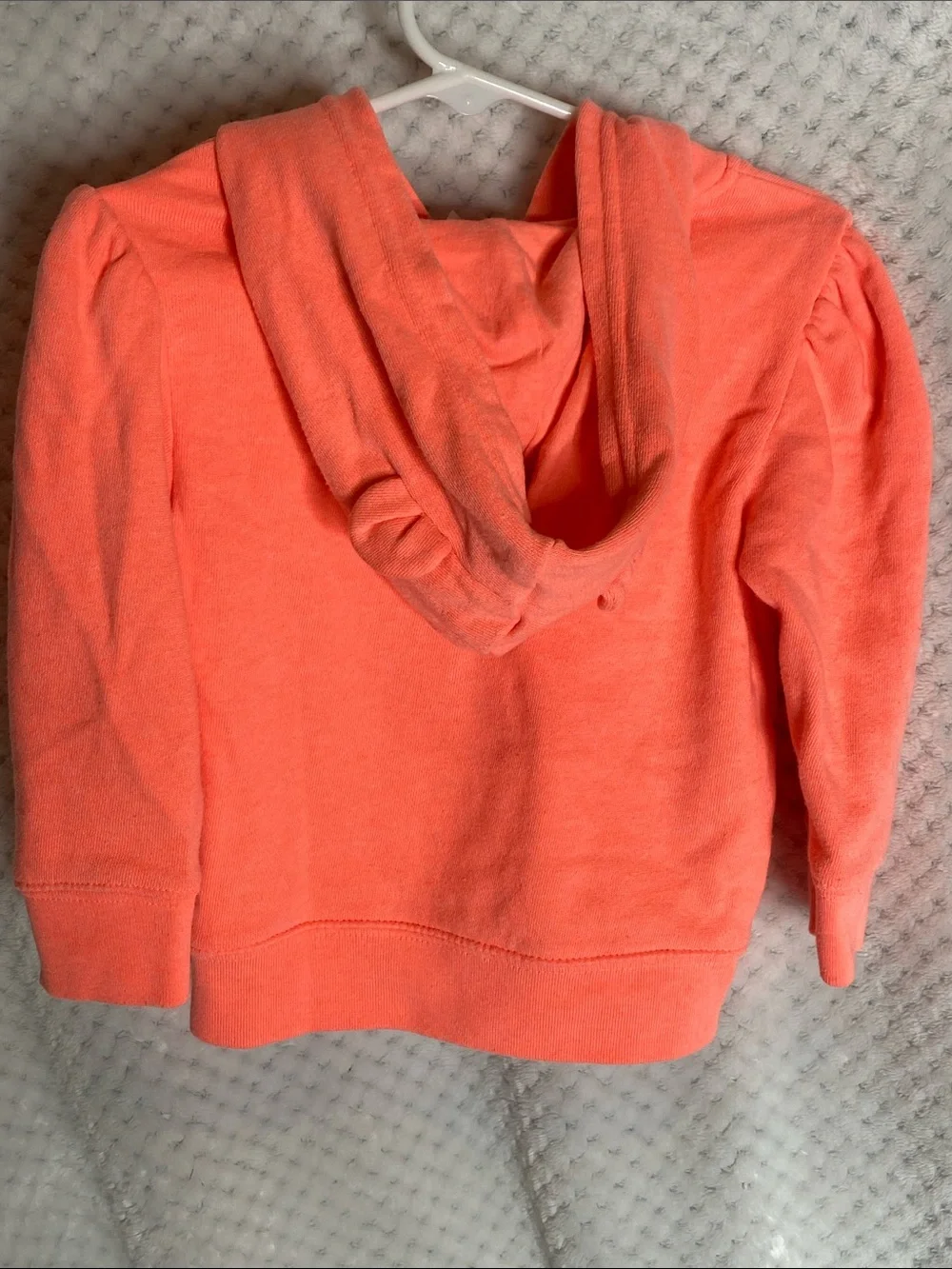 Baby GAP Girls Bright Orange Pullover Hoodie